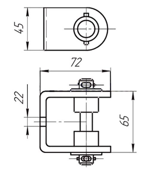 Схема габаритов анкера А675