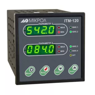 Двухканальный микропроцессорный индикатор ИТМ-120У фото 1