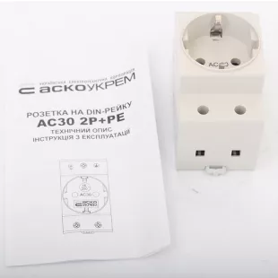 Розетка с заземлением AC30-5 фото 1